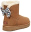 Purchase (W) Botas Cortas de Nieve UGG con Lazo Cuadriculado 'Marrón' 1138132-CHE