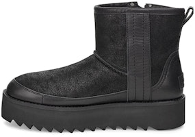 (Women) UGG Classic Rebel Biker Mini 1105314-BLK (Women) UGG Classic Rebel Biker Mini 1105314-BLK