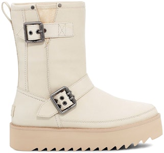 (W) UGG Bone Classic Rebel Biker Boot Pendek 1106913-BONE Order (W) UGG Bone Classic Rebel Biker Boot Pendek 1106913-BONE