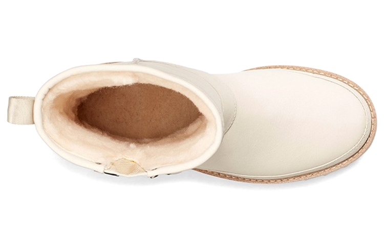 Purchase UGG 經典叛逆風格的摩托車短筒款 加絨保暖耐磨休閒雪地靴 女款 骨色