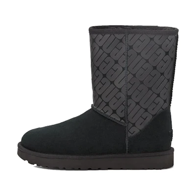 (W) UGG Classic Short 2 'Black Grey'