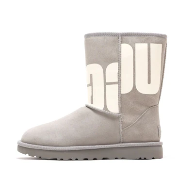 (W) UGG Classic Short 2 Chopd 'Grey'