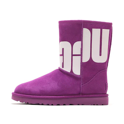 (W) UGG Classic Short 2 Chopd 'Purple'