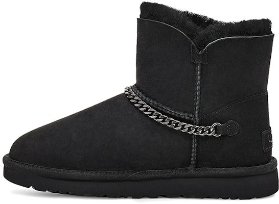 (W) UGG Clásico Charm Mini Forrado de Lana Negro 1112493-BLK Buy (W) UGG Clásico Charm Mini Forrado de Lana Negro 1112493-BLK