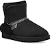 Lookbook (W) UGG Clásico Charm Mini Forrado de Lana Negro 1112493-BLK