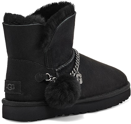 (W) UGG Clásico Charm Mini Forrado de Lana Negro 1112493-BLK Shop (W) UGG Clásico Charm Mini Forrado de Lana Negro 1112493-BLK
