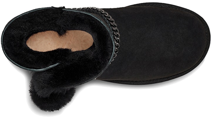 (W) UGG Clásico Charm Mini Forrado de Lana Negro 1112493-BLK Purchase (W) UGG Clásico Charm Mini Forrado de Lana Negro 1112493-BLK