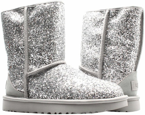 (Women) UGG Classic Short 'Cosmos Glitter - Silver' 1105390-SLVR Lookbook (Women) UGG Classic Short 'Cosmos Glitter - Silver' 1105390-SLVR