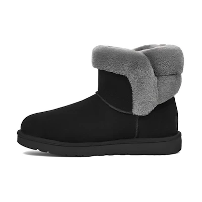 (W) UGG Saniya Mini Suede Classic Boot 'Black'