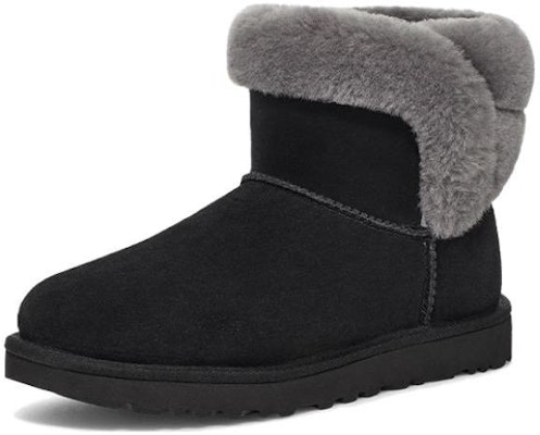 (W) UGG Bota Clásica Mini de Gamuza 'Negra' Saniya 1153512-BLK Order (W) UGG Bota Clásica Mini de Gamuza 'Negra' Saniya 1153512-BLK
