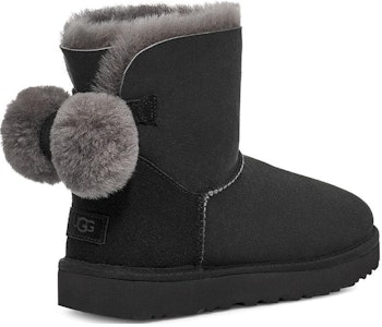 (W) UGG Mini Bailey Fuzzy Bow 'Hitam' 1132018-BLK Lookbook (W) UGG Mini Bailey Fuzzy Bow 'Hitam' 1132018-BLK