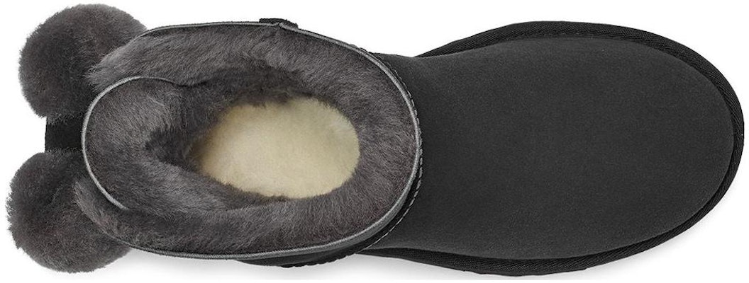 (Women) UGG Mini Bailey Fuzzy Bow 'Black' 1132018-BLK Shop (Women) UGG Mini Bailey Fuzzy Bow 'Black' 1132018-BLK
