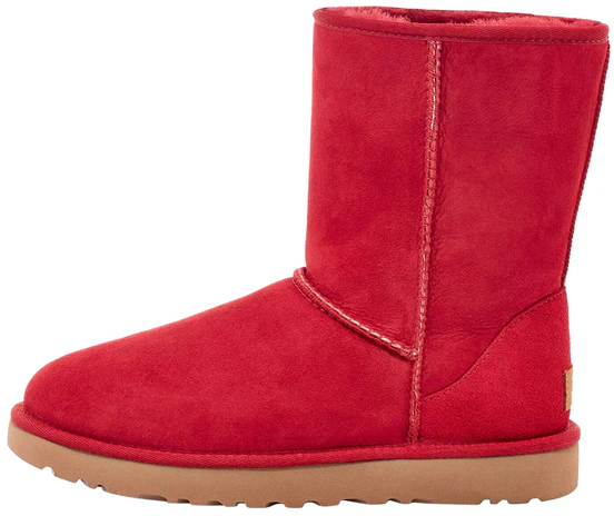 women-ugg-classic-short-red-comfort-plush-lined-mid-calf-snow-boot-1016223-kss
