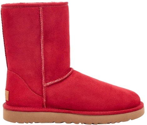 UGG 經典短筒 絨面 舒適加絨保暖 中筒 雪地靴 女款 紅色 Order UGG 經典短筒 絨面 舒適加絨保暖 中筒 雪地靴 女款 紅色