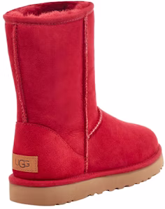 UGG 經典短筒 絨面 舒適加絨保暖 中筒 雪地靴 女款 紅色 Purchase UGG 經典短筒 絨面 舒適加絨保暖 中筒 雪地靴 女款 紅色