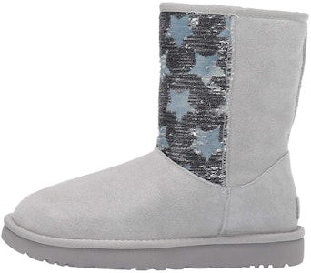 (W) UGG Classic Short 'Sequin Stars Abu-abu' 9333160-GREY Buy (W) UGG Classic Short 'Sequin Stars Abu-abu' 9333160-GREY