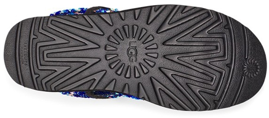 (W) UGG 클래식 숏 스텔라 스팽글 블랙/블루 부츠 1112514-BLK Details for (W) UGG 클래식 숏 스텔라 스팽글 블랙/블루 부츠 1112514-BLK