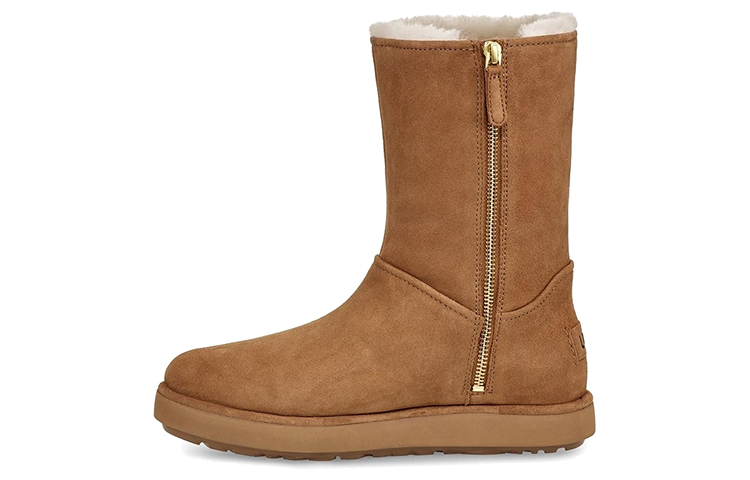 Buy UGG經典短筒Blvd加絨拉鍊雪地靴 女款 棕色
