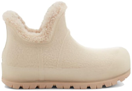 UGG 皮革 圓頭套腳 短筒靴 女款 米色 Order UGG 皮革 圓頭套腳 短筒靴 女款 米色