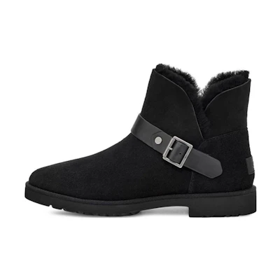 (W) UGG Romely Short Buckle Boot 'Black'