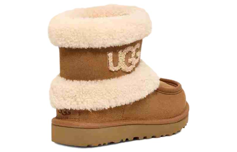 Shop (W) UGG Klasik Ultra Mini Fluff 'Chestnut' 1145410-CHE