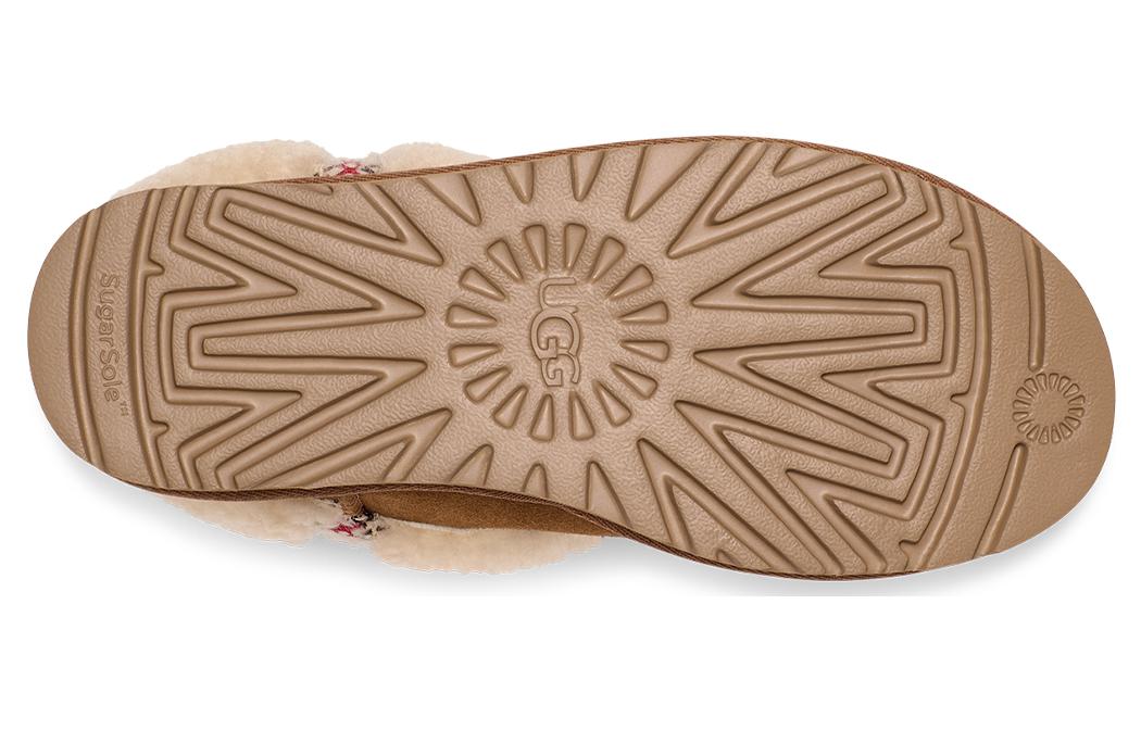 Shop UGG 羊皮 圓頭套筒 短筒 雪地靴 女款 栗子色