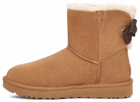 (Women) UGG Mini Bailey Suede Bow for 'Chestnut' 1153514-CHE (Women) UGG Mini Bailey Suede Bow for 'Chestnut' 1153514-CHE