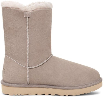 UGG 雙層牛皮 簡約休閒 短筒靴 女款 牡蠣色 Order UGG 雙層牛皮 簡約休閒 短筒靴 女款 牡蠣色
