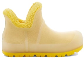 UGG 皮革 圓頭套腳 短筒靴 女款 黃色 Order UGG 皮革 圓頭套腳 短筒靴 女款 黃色