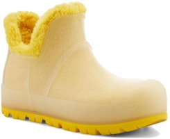 UGG 皮革 圓頭套腳 短筒靴 女款 黃色 Lookbook UGG 皮革 圓頭套腳 短筒靴 女款 黃色