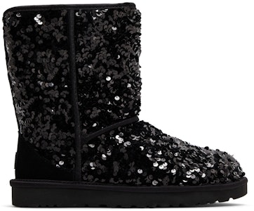 (W) UGG クラシックショートチャンキーシークインブーツ (ブラック) 1130650-BLK Buy (W) UGG クラシックショートチャンキーシークインブーツ (ブラック) 1130650-BLK