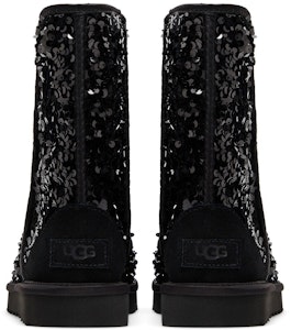 (W) UGG クラシックショートチャンキーシークインブーツ (ブラック) 1130650-BLK Details for (W) UGG クラシックショートチャンキーシークインブーツ (ブラック) 1130650-BLK