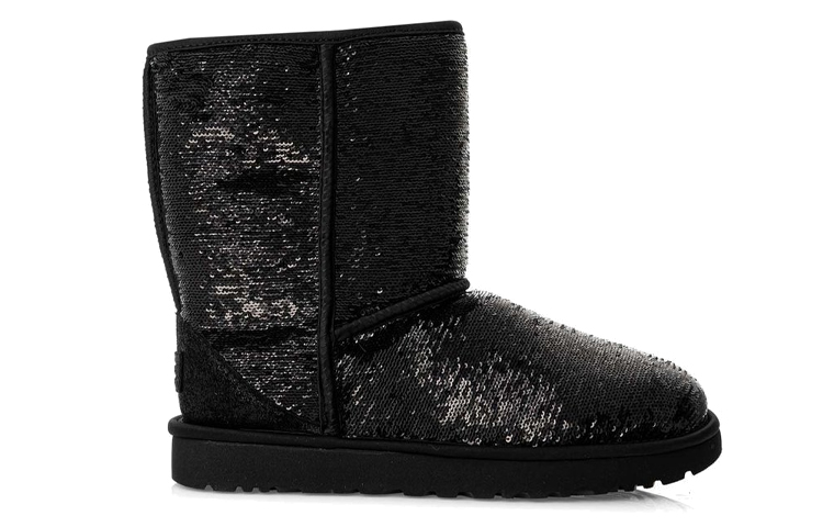 Order (W) UGG 클래식 숏 코스모스 스팽글 (UGG Classic Short Cosmos Sequin) 1103796-BKGM
