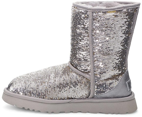(Women) UGG Classic Short Cosmos Sequin Silver 1103796-SGLD Buy (Women) UGG Classic Short Cosmos Sequin Silver 1103796-SGLD