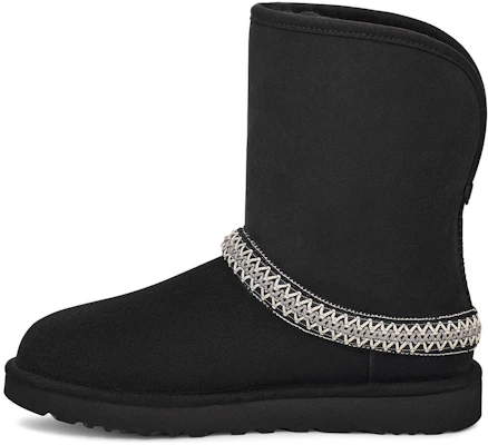 (W) UGG Classic Short Crescent Boot Hitam 1161770-BLK Buy (W) UGG Classic Short Crescent Boot Hitam 1161770-BLK