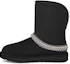 Buy (W) UGG Classic Short Crescent Boot Hitam 1161770-BLK