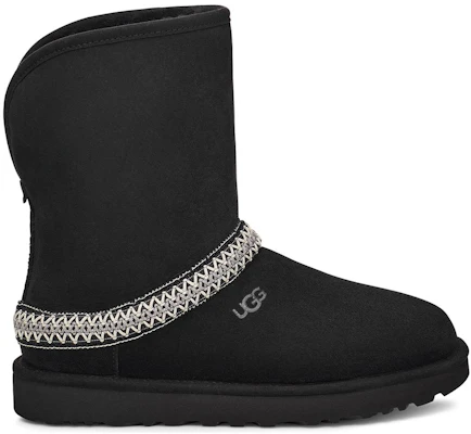 (W) UGG Classic Short Crescent Boot Hitam 1161770-BLK Order (W) UGG Classic Short Crescent Boot Hitam 1161770-BLK