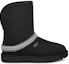 Order (W) UGG Classic Short Crescent Boot Hitam 1161770-BLK