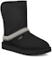 Lookbook (W) UGG Classic Short Crescent Boot Hitam 1161770-BLK