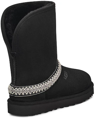 (W) UGG Classic Short Crescent Boot Hitam 1161770-BLK Shop (W) UGG Classic Short Crescent Boot Hitam 1161770-BLK