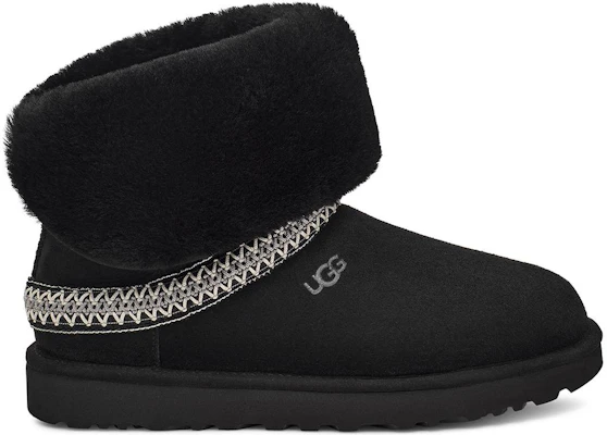 (W) UGG Classic Short Crescent Boot Hitam 1161770-BLK Purchase (W) UGG Classic Short Crescent Boot Hitam 1161770-BLK