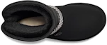 Details for (W) UGG Classic Short Crescent Boot Hitam 1161770-BLK