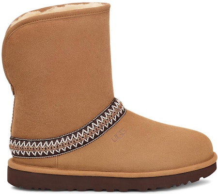 (Women) UGG Classic Short Crescent Boot Chestnut 1161770-CHE Order (Women) UGG Classic Short Crescent Boot Chestnut 1161770-CHE