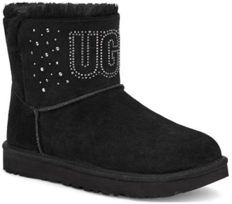 (W) UGG Clásico UGG Gem Mini 1125911-BLK Lookbook (W) UGG Clásico UGG Gem Mini 1125911-BLK