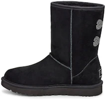 (Women) UGG Classic Short Crystal Snow Boots Black 1111791-BLK (Women) UGG Classic Short Crystal Snow Boots Black 1111791-BLK