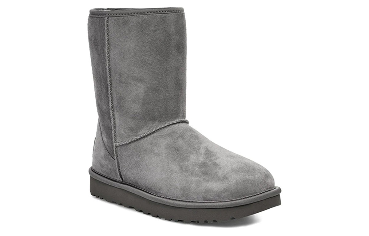 (W) UGG Classic Short Crystal Snow Boots Gray 圖 3
