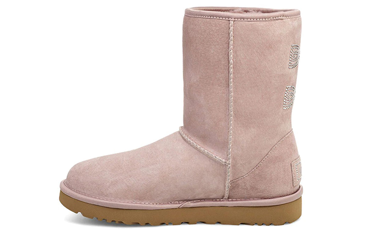 Buy (W) UGG经典中筒水晶雪地靴粉色 1091649-DUS