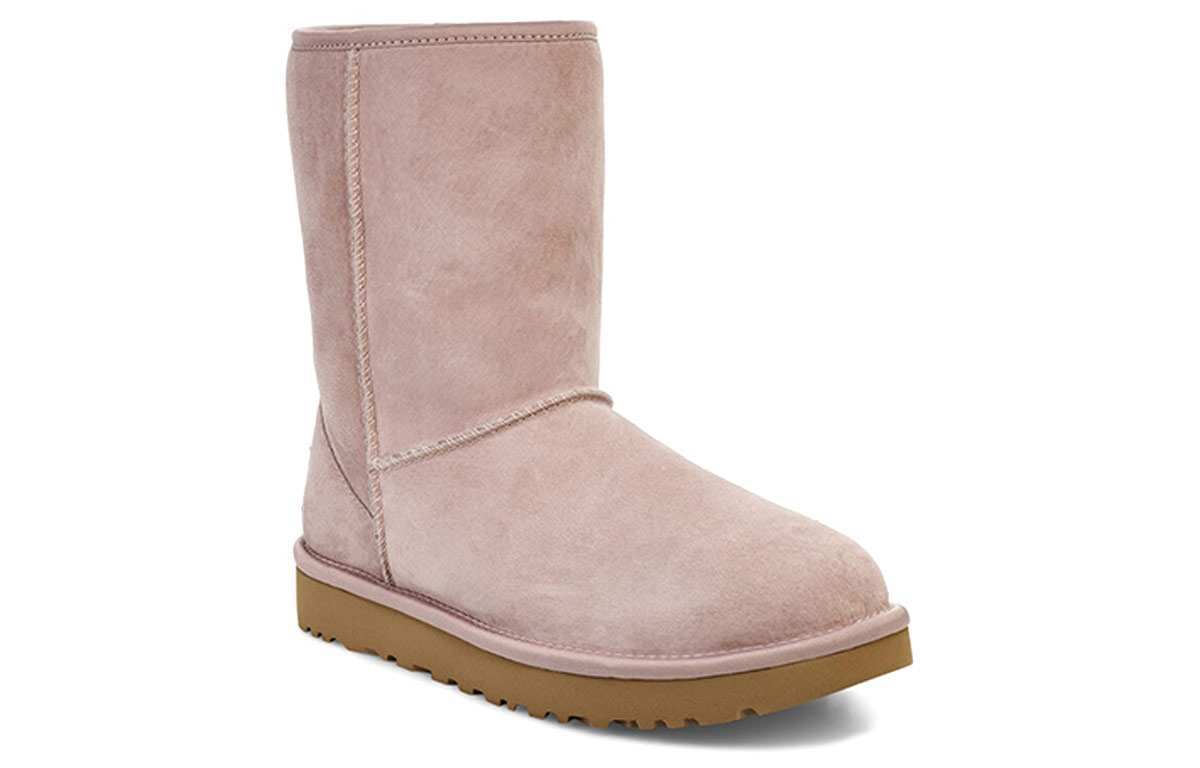 (W) UGG Classic Short Crystal Snow Boots Pink 圖 3