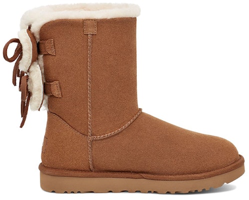 (W) UGG 클래식 더블 보우 숏 부츠 1127131-CHE Order (W) UGG 클래식 더블 보우 숏 부츠 1127131-CHE