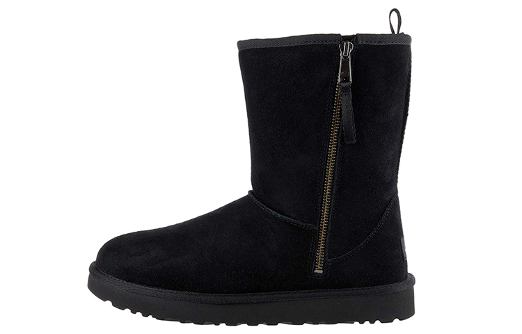 Buy (W) UGG Classic Pendek Zip Berkembar 'Hitam' 9431247-BLK